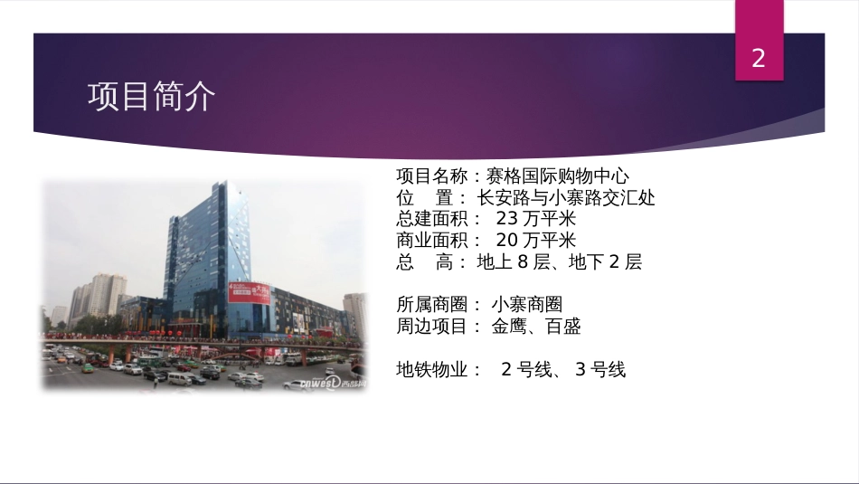 西安赛格国际购物中心市场调查报告(31页)_第2页