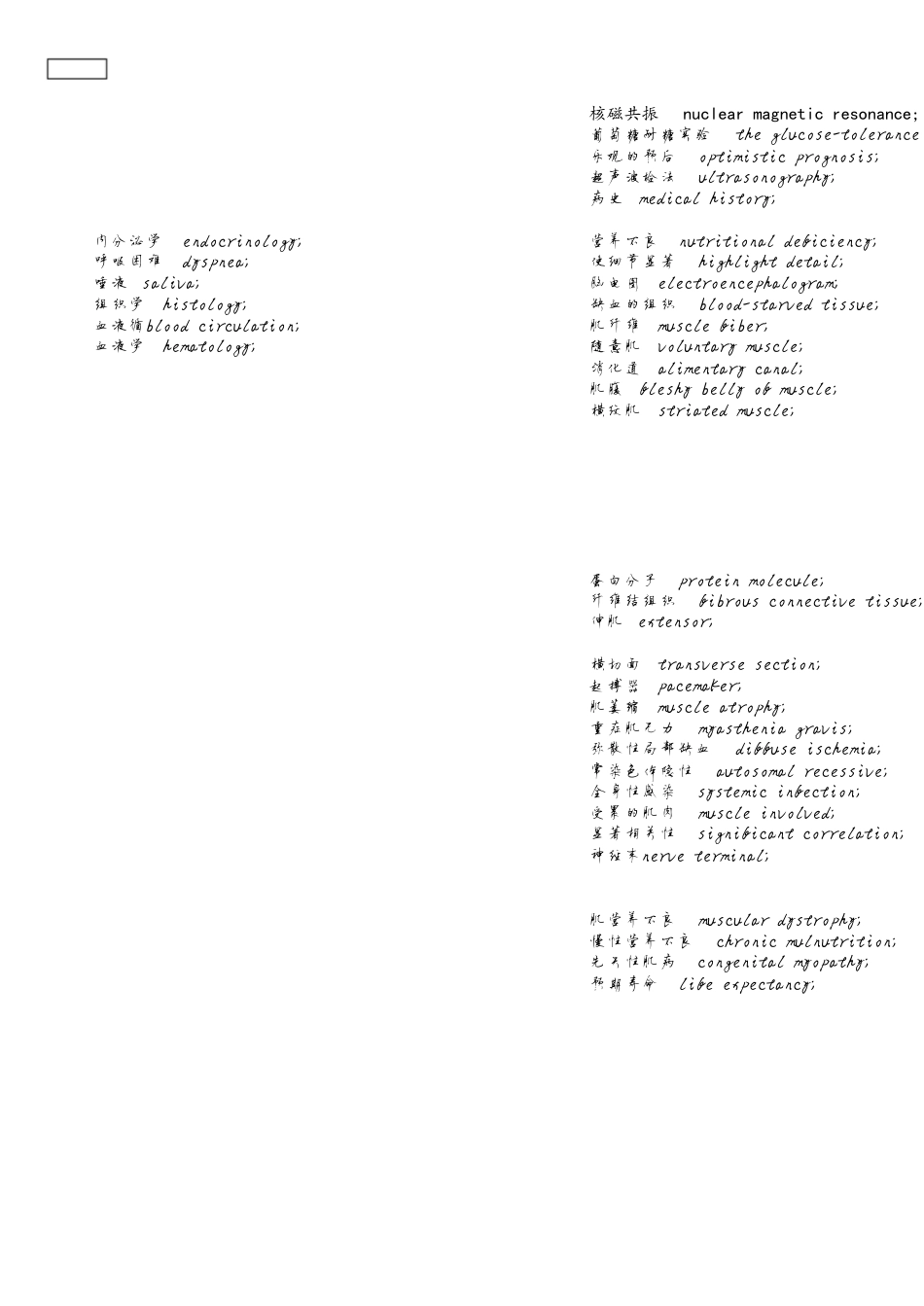 医学专业英语[共4页]_第1页