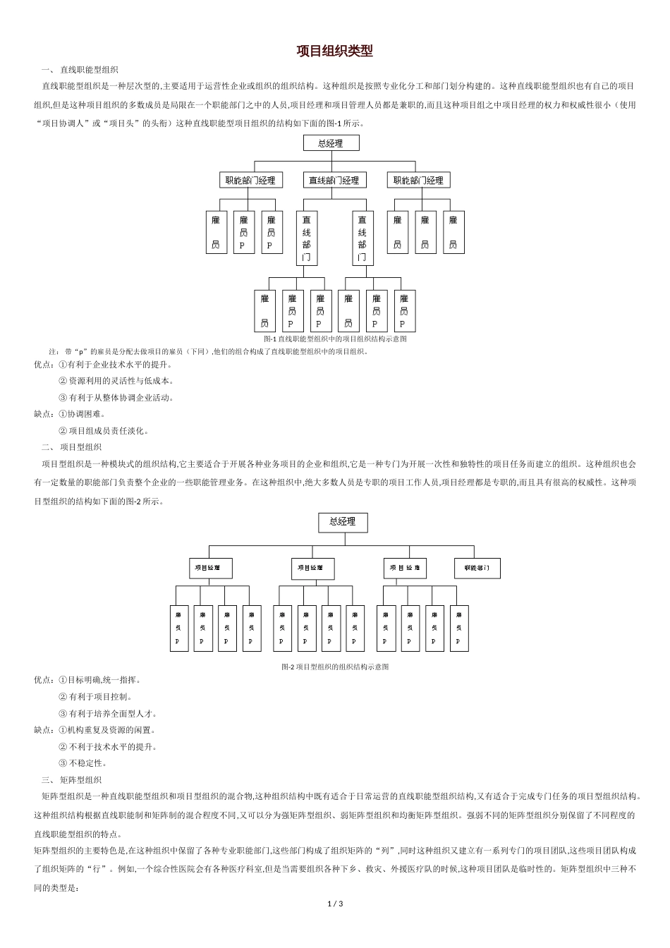 项目组织类型及其优点[共3页]_第1页