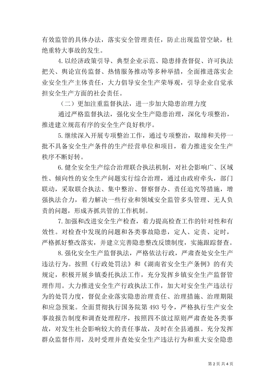 安全生产年度工作计划（三）_第2页