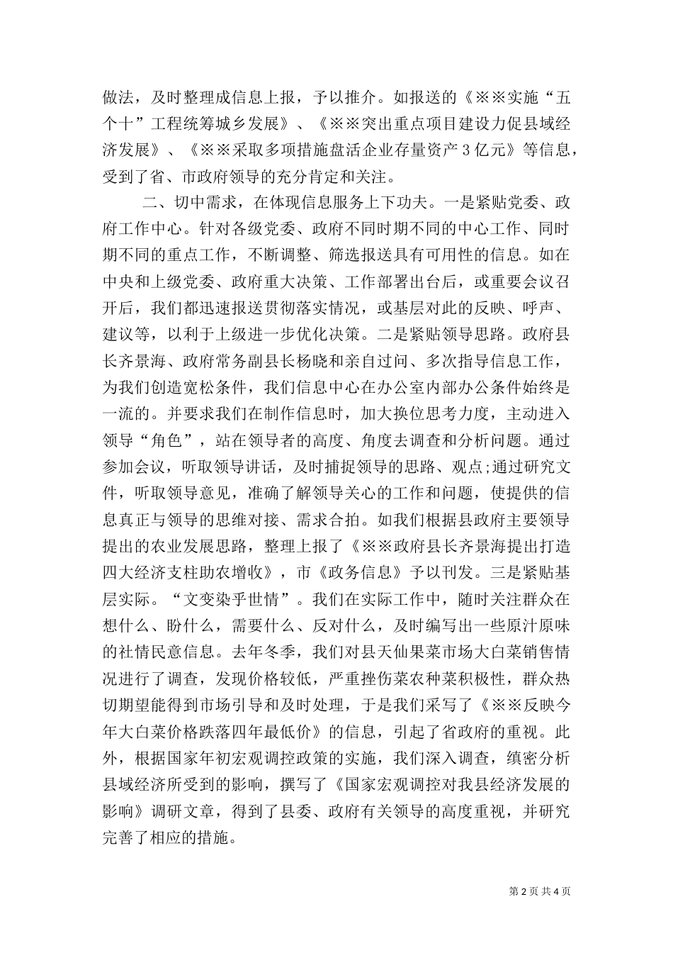 政务信息中心工作总结（一）_第2页