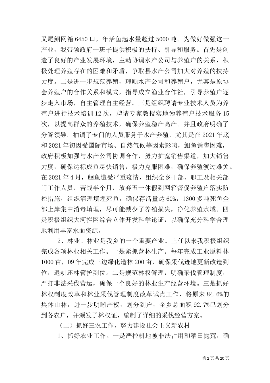 审计局工作述职报告模板_第2页