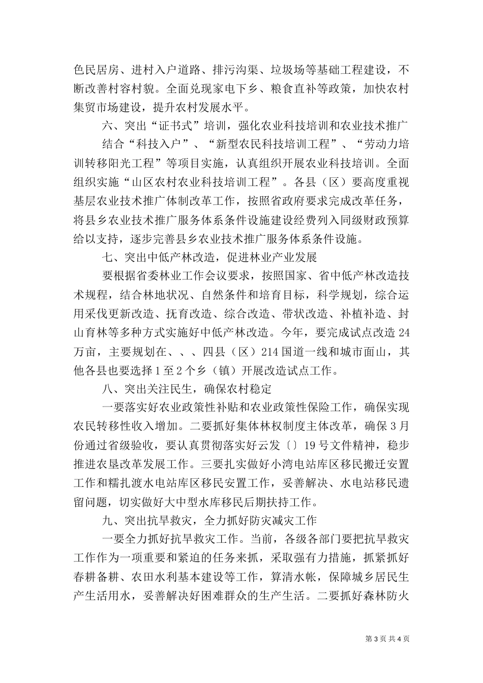 农业农村规划总结领导讲话_第3页