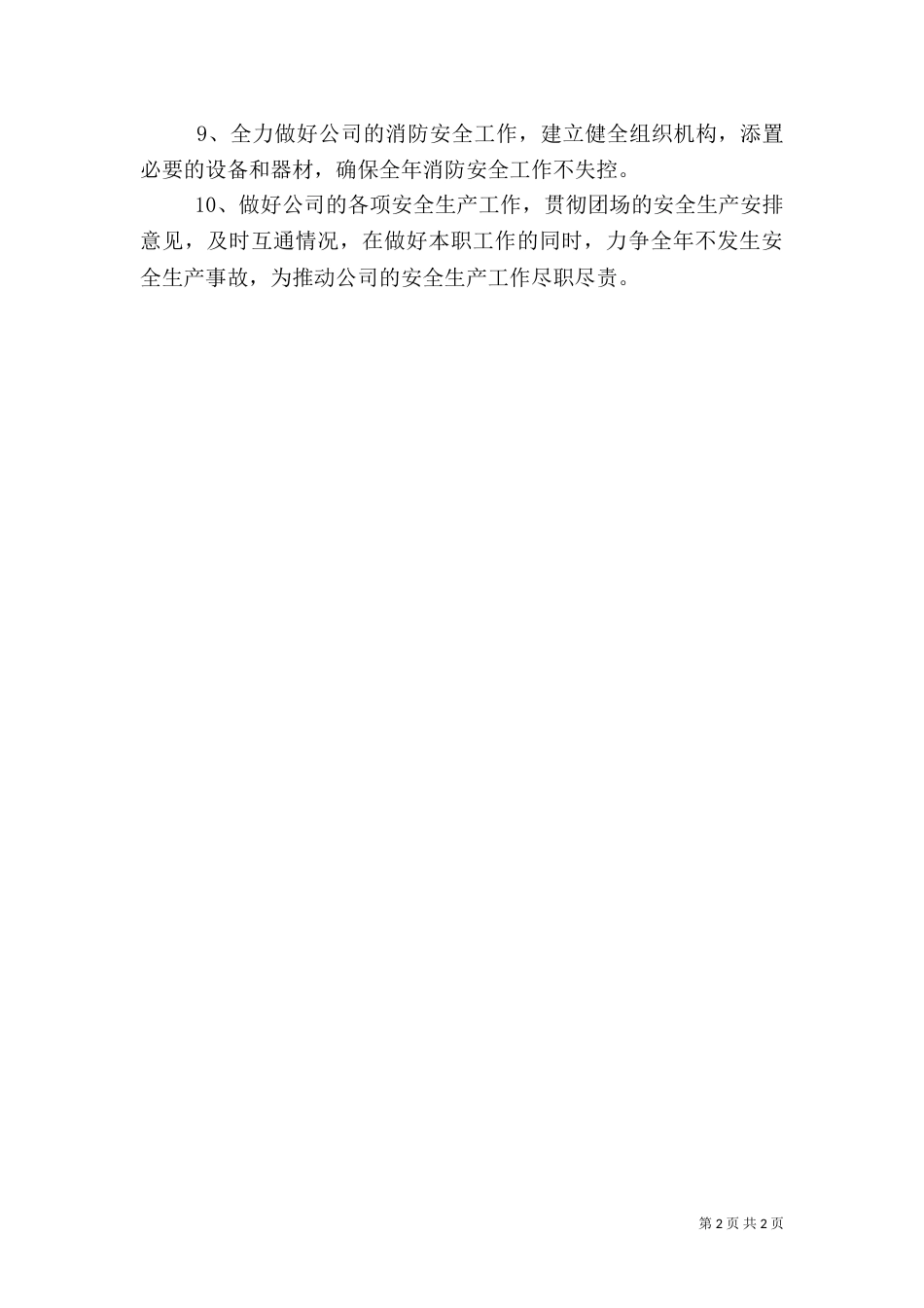 企事业单位年度安全工作计划_第2页