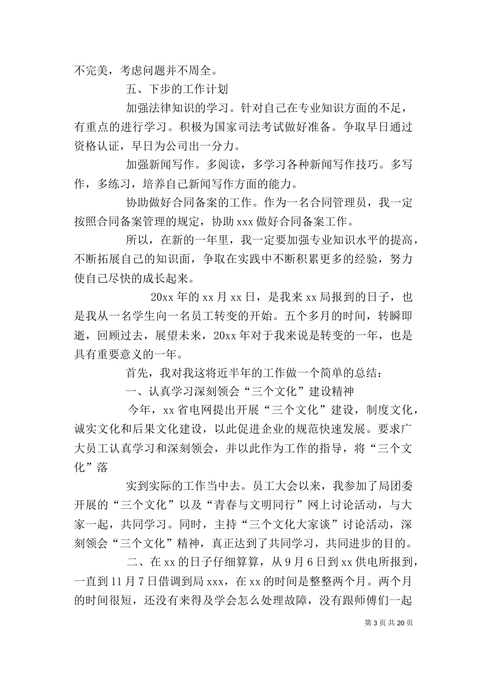 供电所个人工作总结（四）_第3页