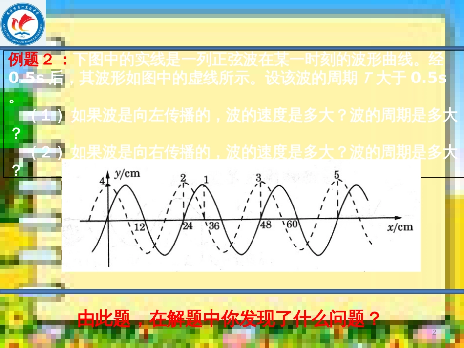 专题：波的多解问题[共15页]_第2页