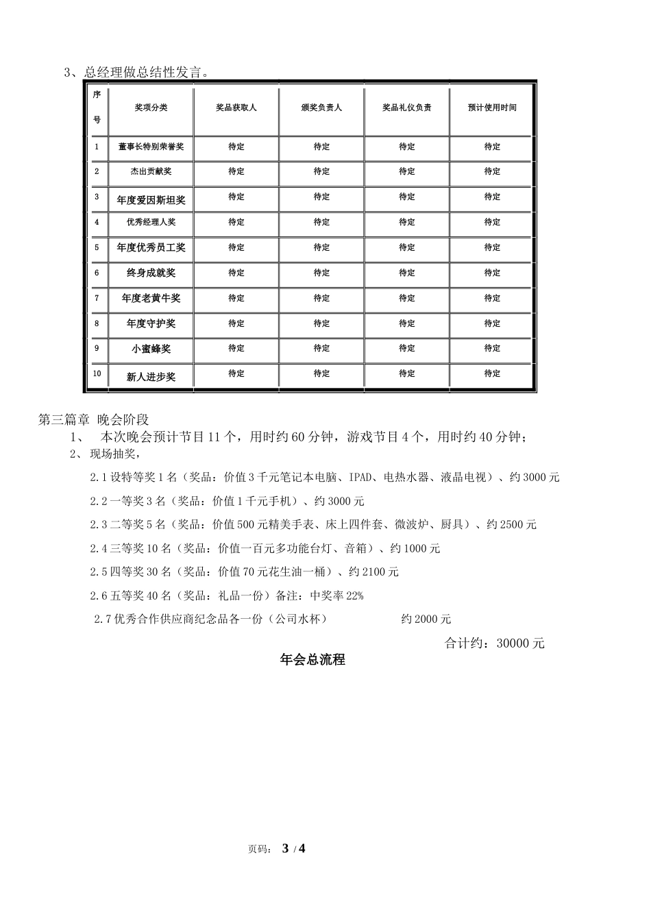 年会之x年策划方案_第3页