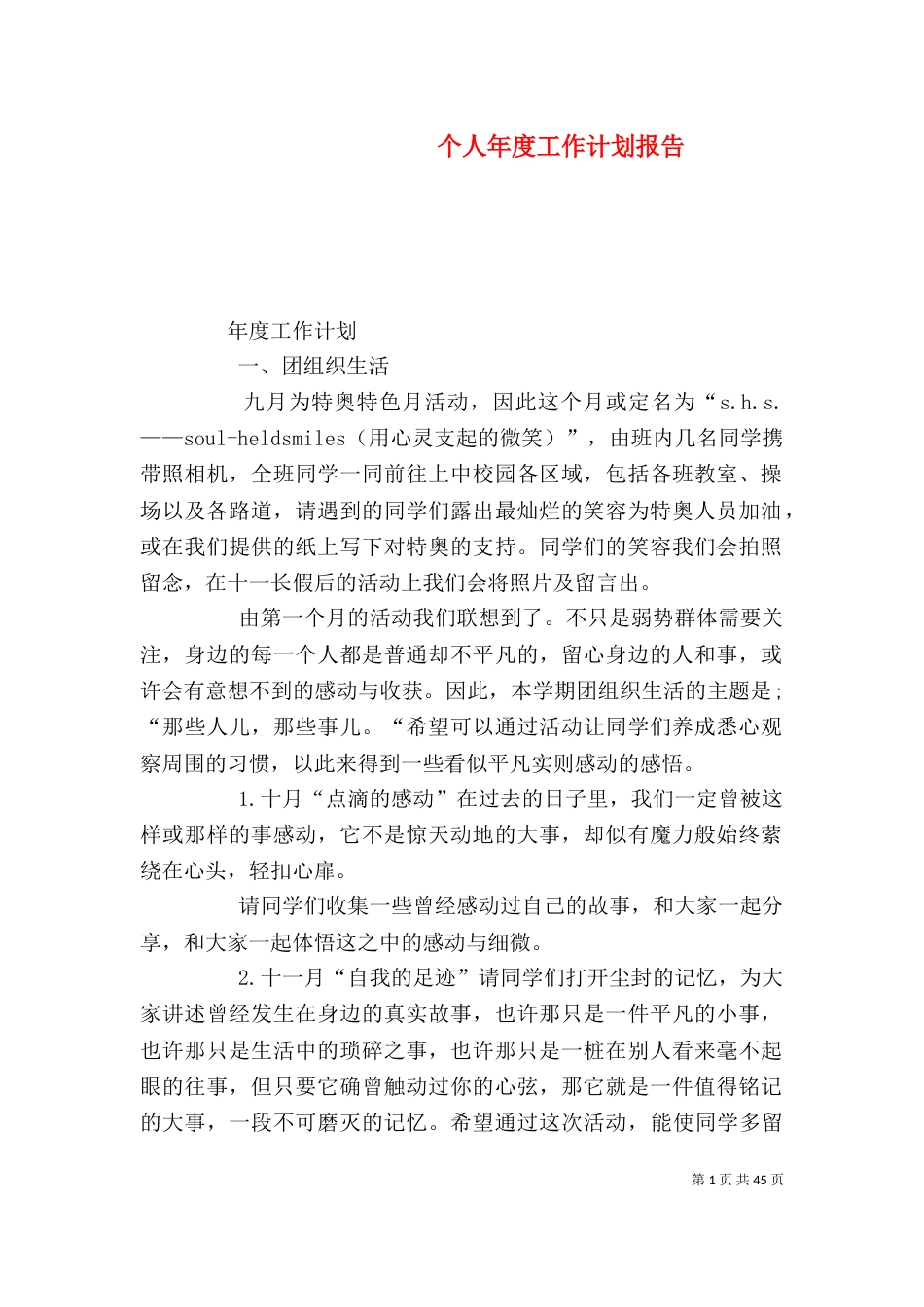 个人年度工作计划报告_第1页