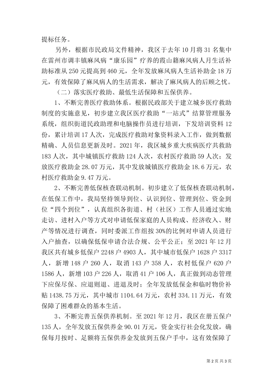 民政局年度工作总结（二）9_第2页