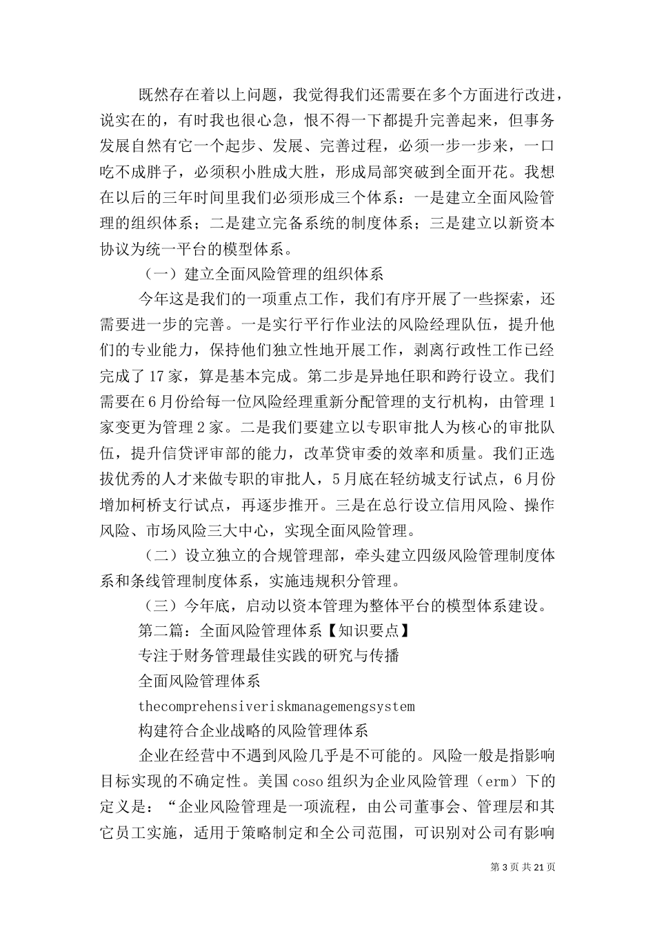 全面风险管理体系建设_第3页