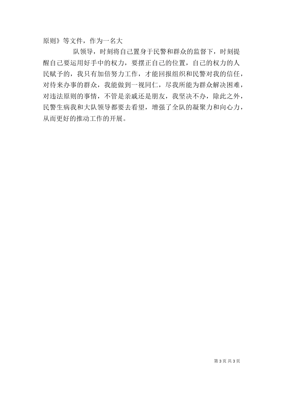 述职报告格式（三）_第3页