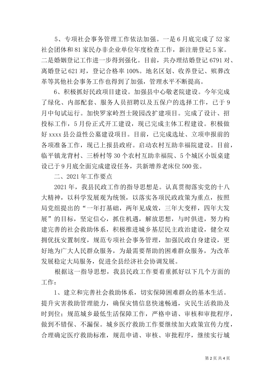 民政局年终工作总结（八）_第2页