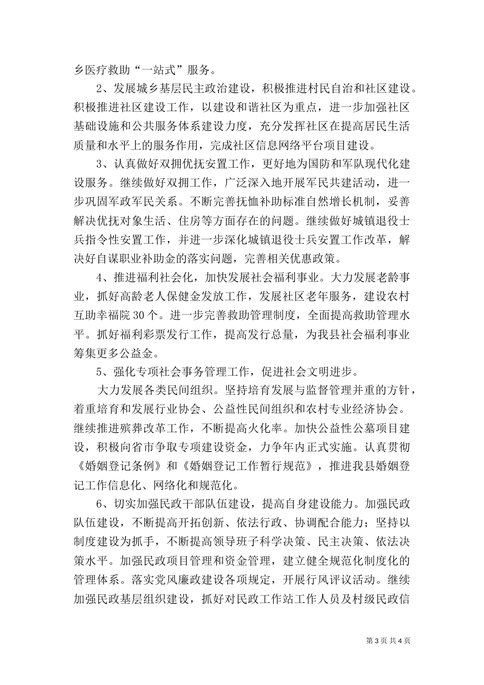 民政局年终工作总结（八）_第3页