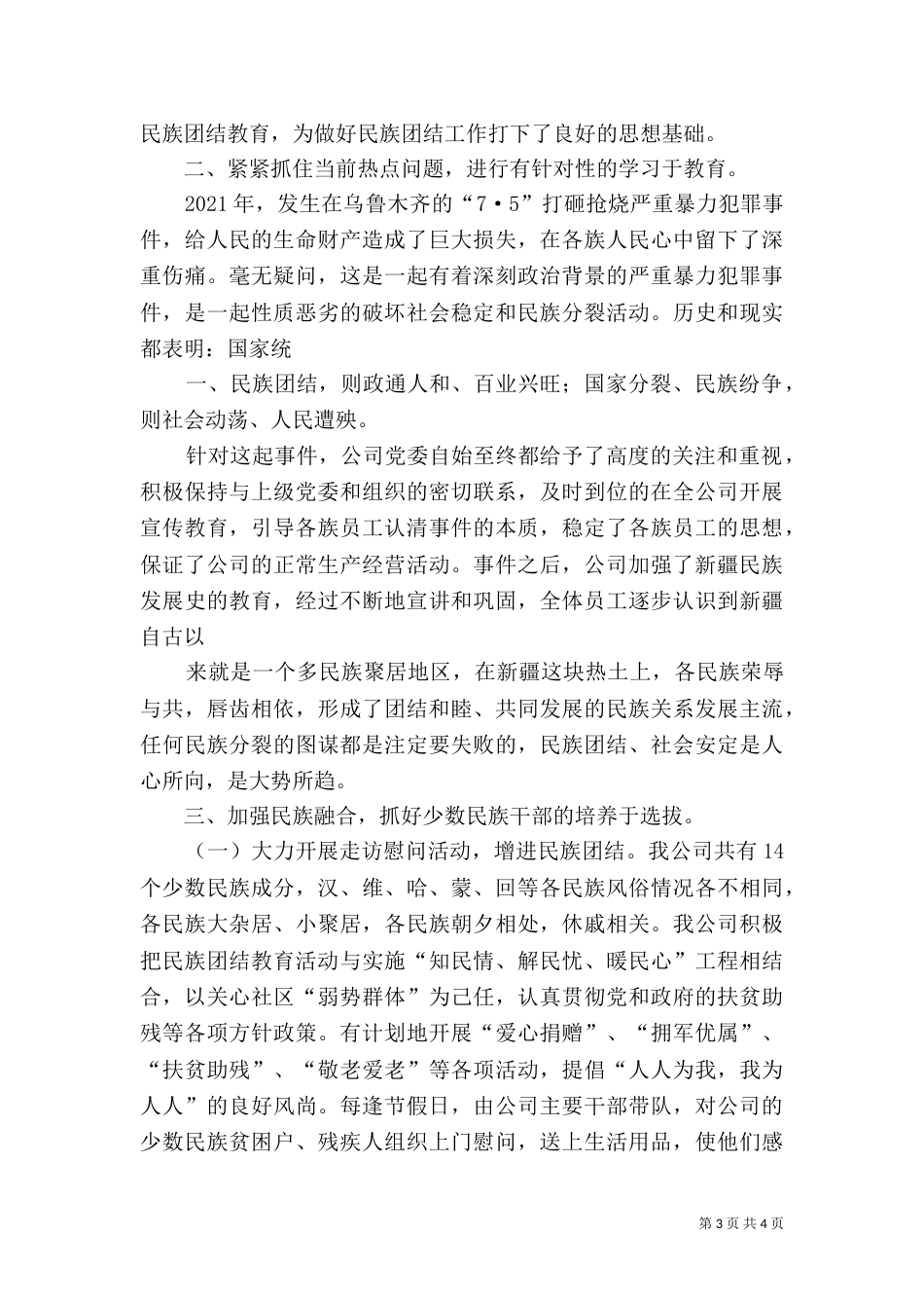 民族团结促进和谐发展（一）_第3页