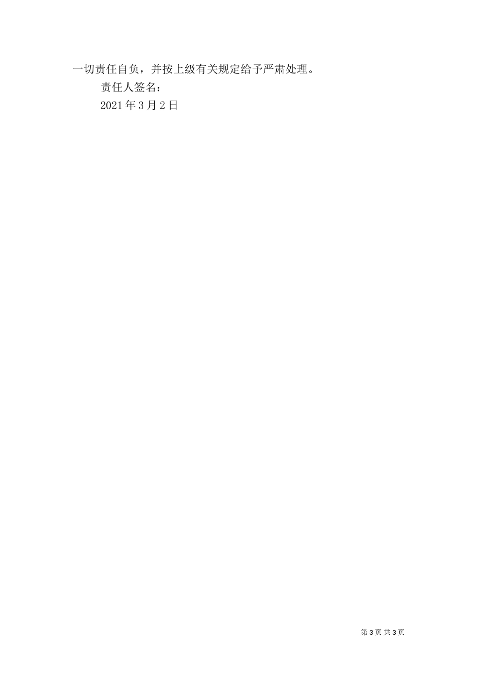 安全综治责任书（一）_第3页