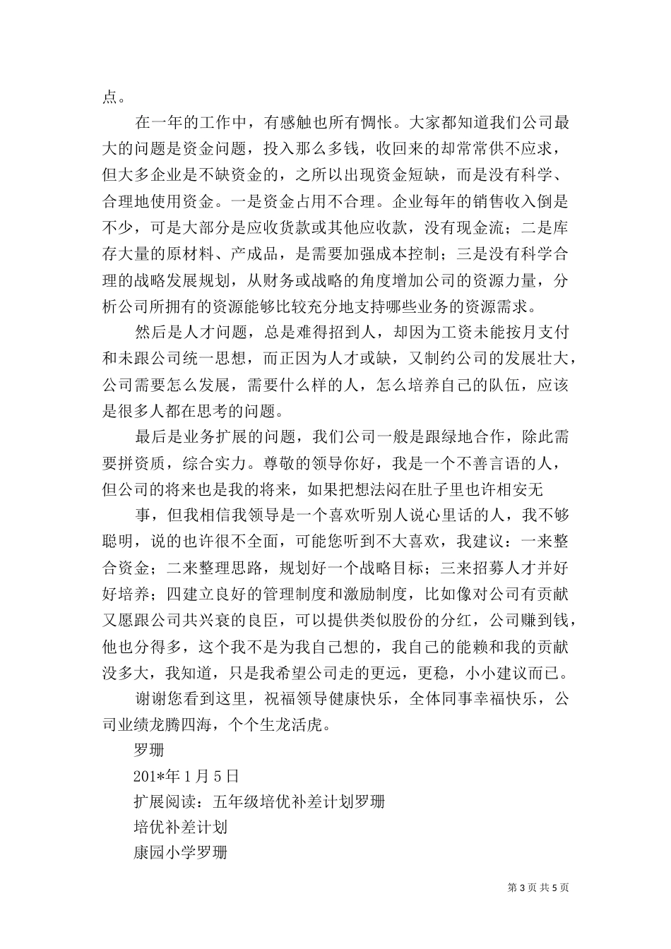 罗珊年度工作总结规划和建议_第3页
