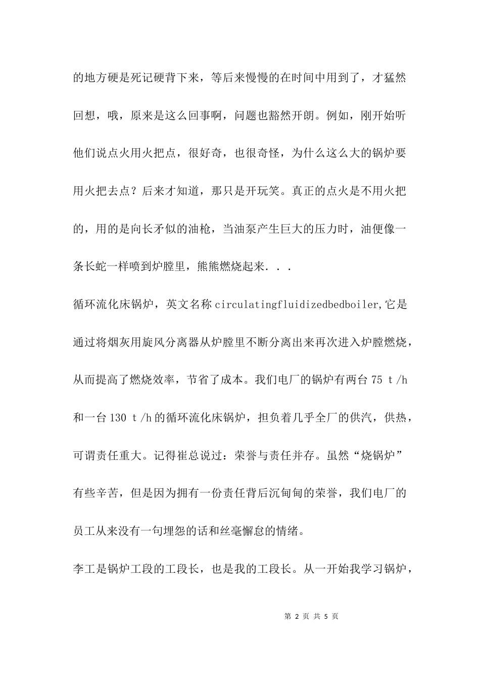 （精选）电厂锅炉工作学习总结_第2页