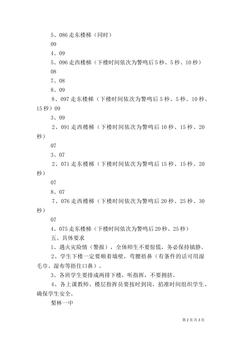 应急疏散演练实施方案讲解_第2页