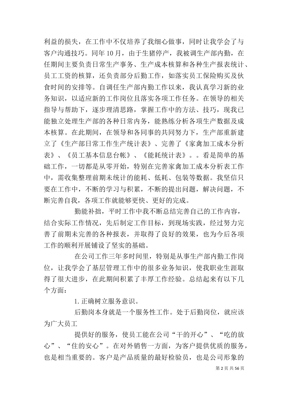 晋升个人工作总结（一）_第2页