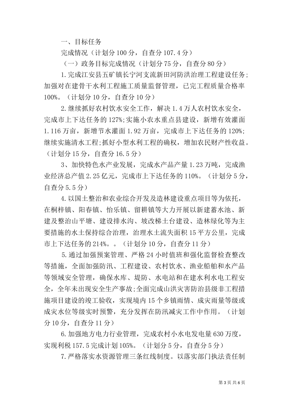 质量考核自查报告模板_第3页