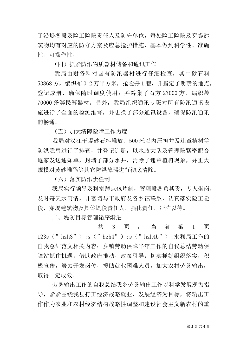 水利局工作的自我总结范文（一）_第2页
