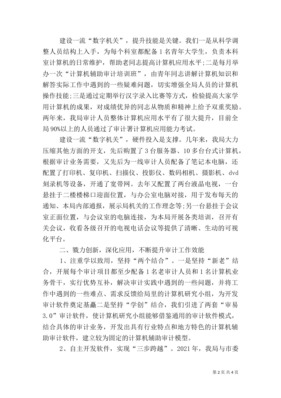 审计局信息化建设方案_第2页