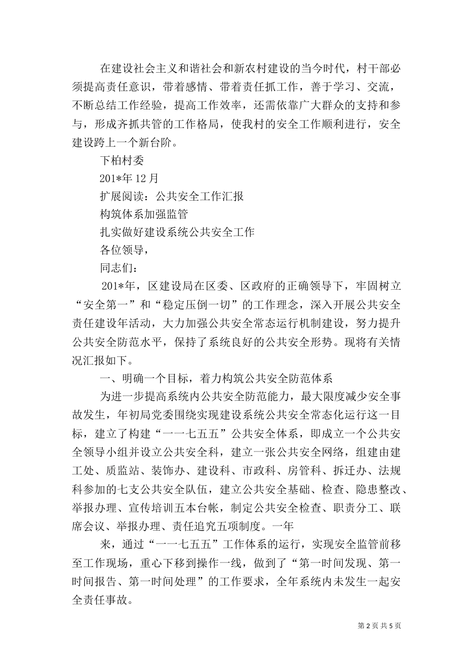 公共安全工作总结（一）_第2页