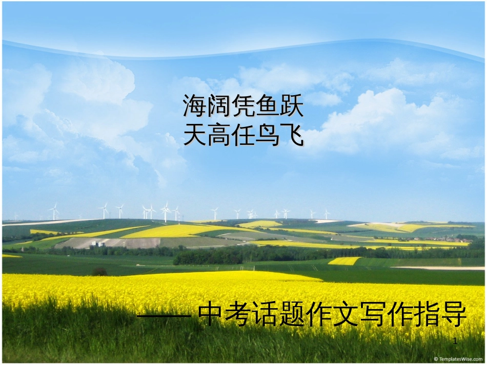 中考语文话题作文写作指导[共28页]_第1页