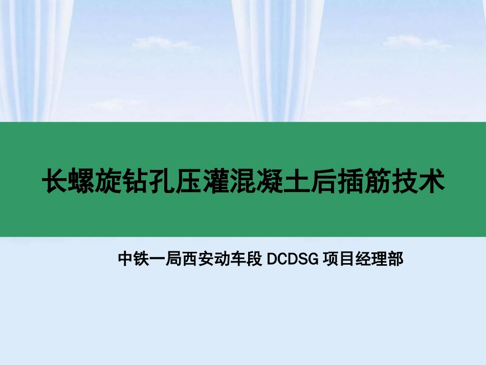 长螺旋钻孔灌注桩后插筋技术模板_第1页