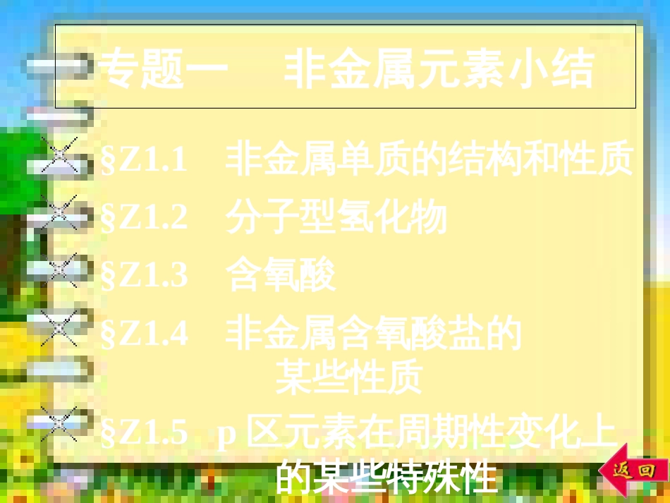 专题一-非金属元素小结_第1页