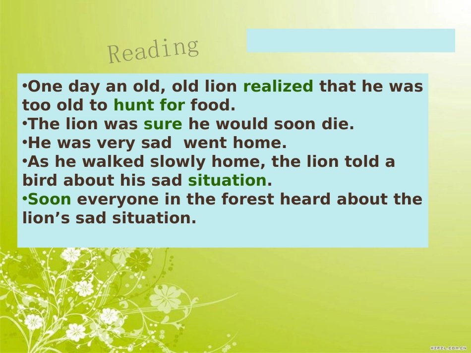 伊索寓言故事-英语the-sick-lion_第2页