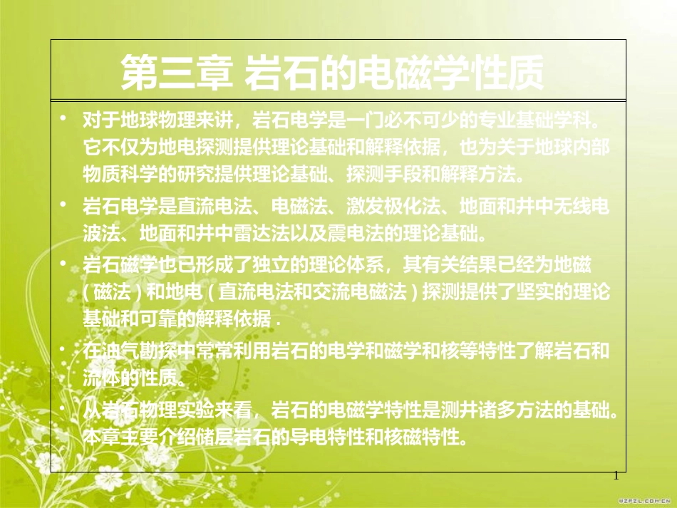 岩石的电磁学性质_第1页