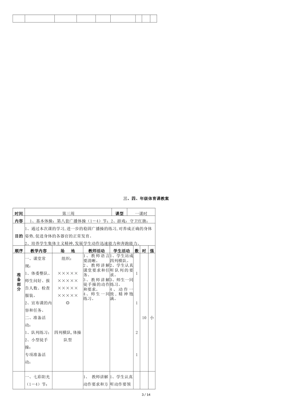 小学体育教案全集[共14页]_第3页