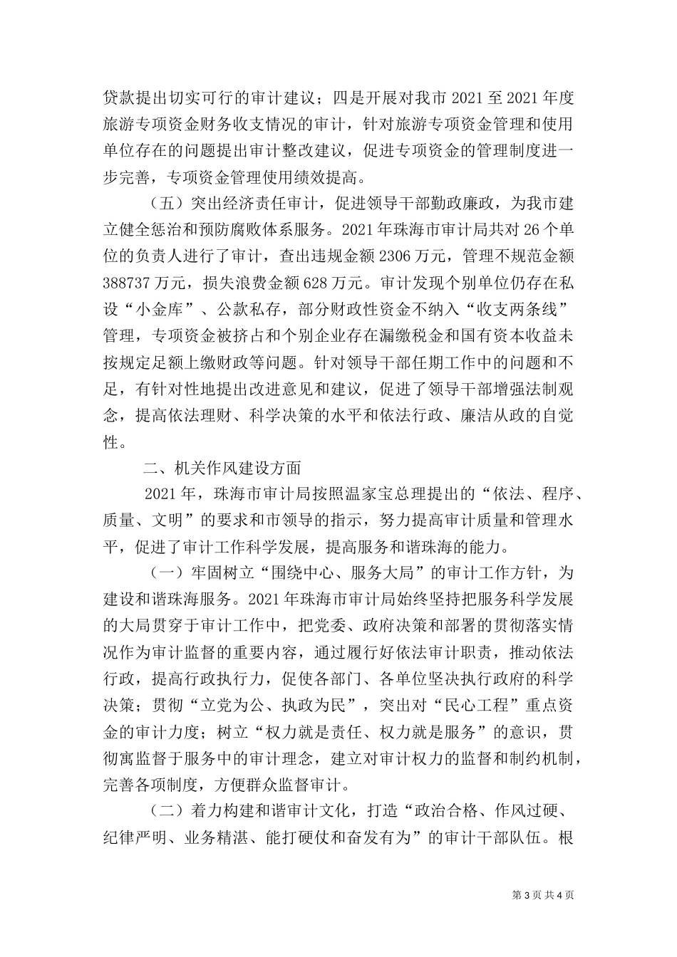 审计局的工作总结_第3页
