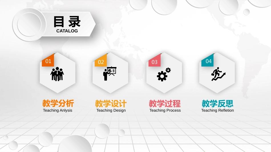 信息化教学设计说课教师通用说课PPT模板ppt课件_第2页
