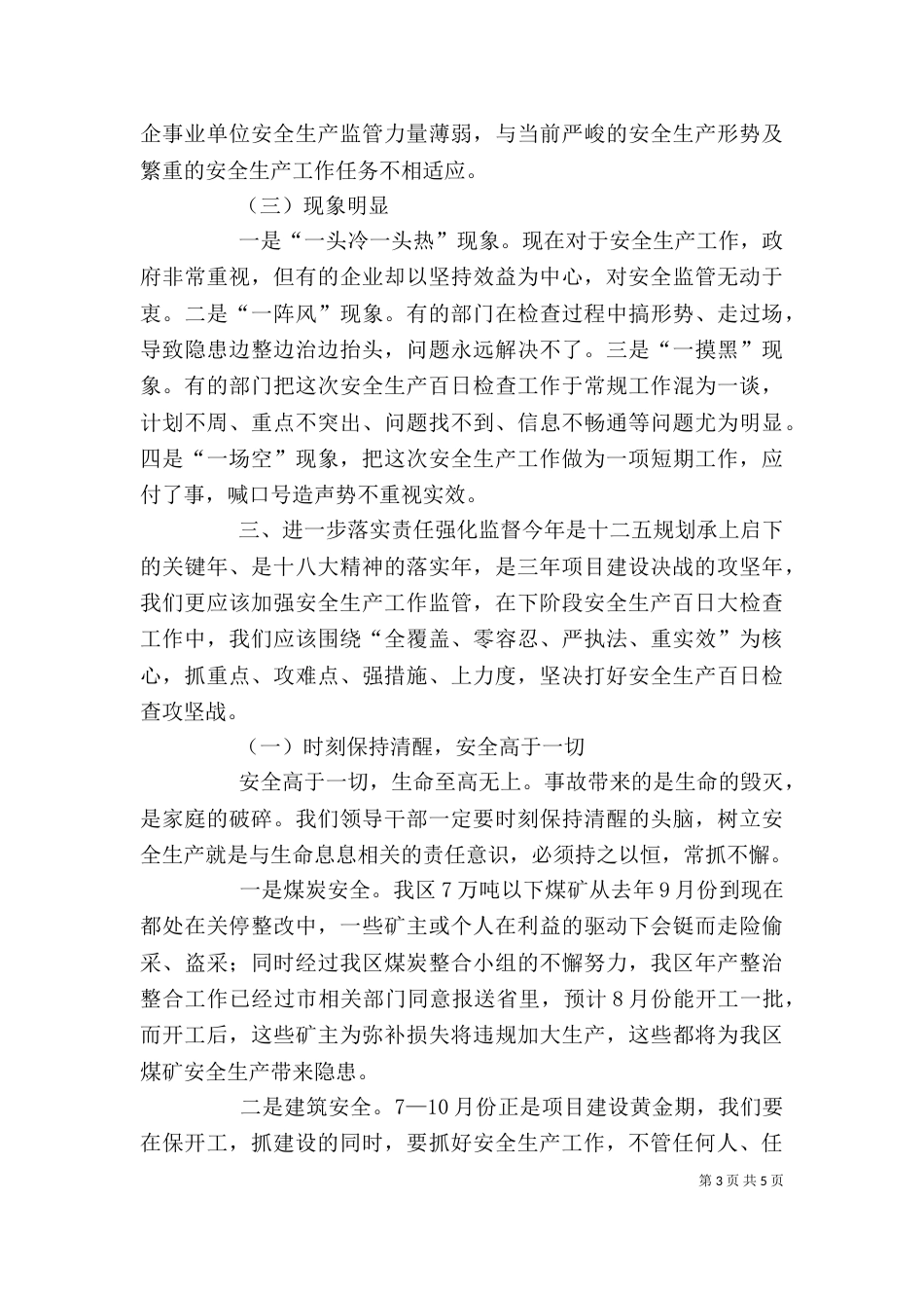 在重大项目“百日拉练”总结会上的讲话（一）_第3页