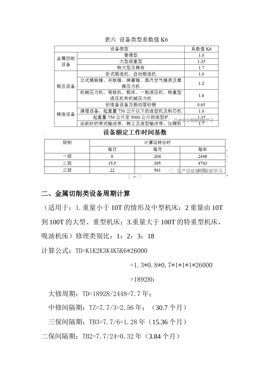 设备修理周期的计算_第2页