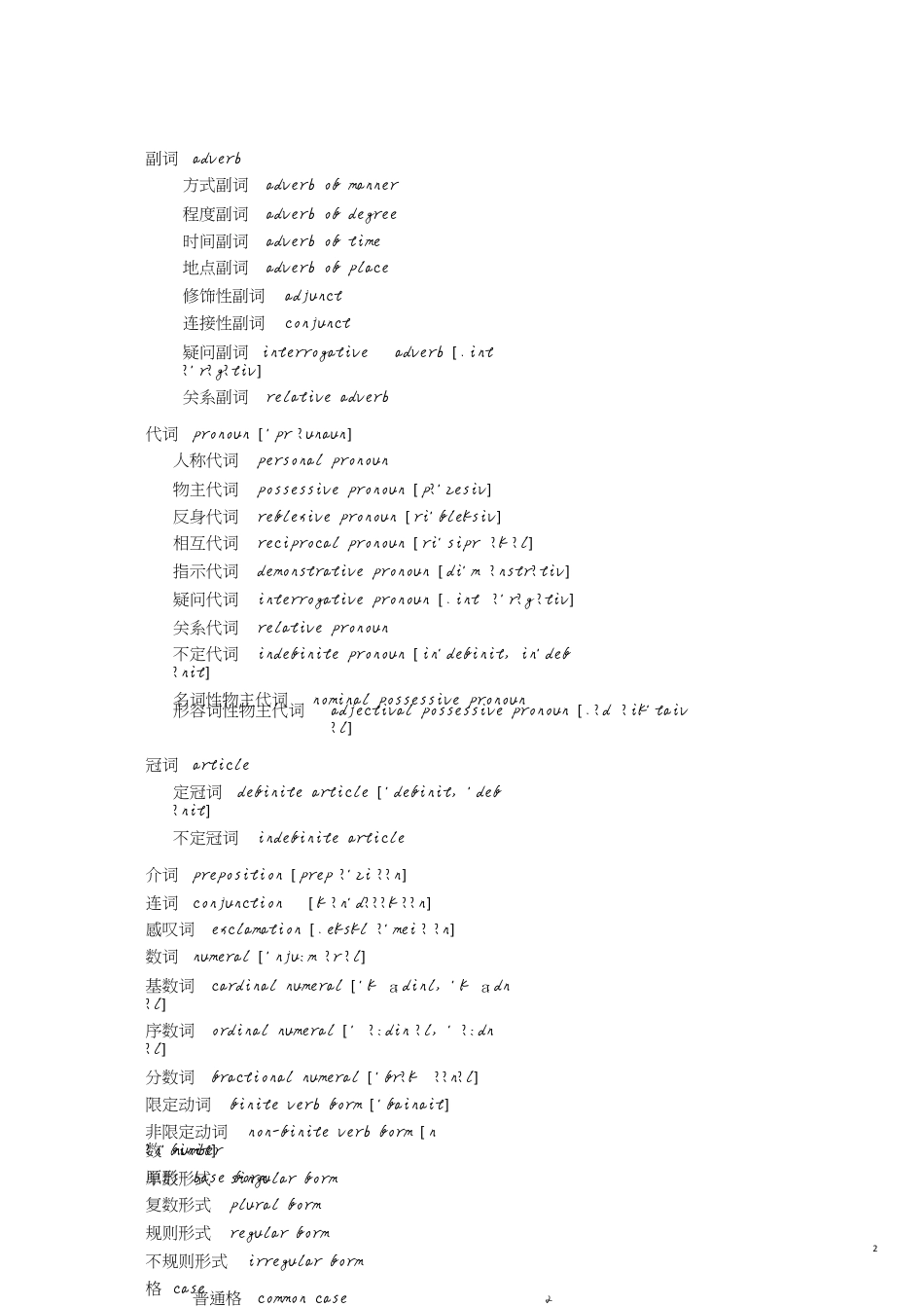 英语语法专业术语整理[共5页]_第2页