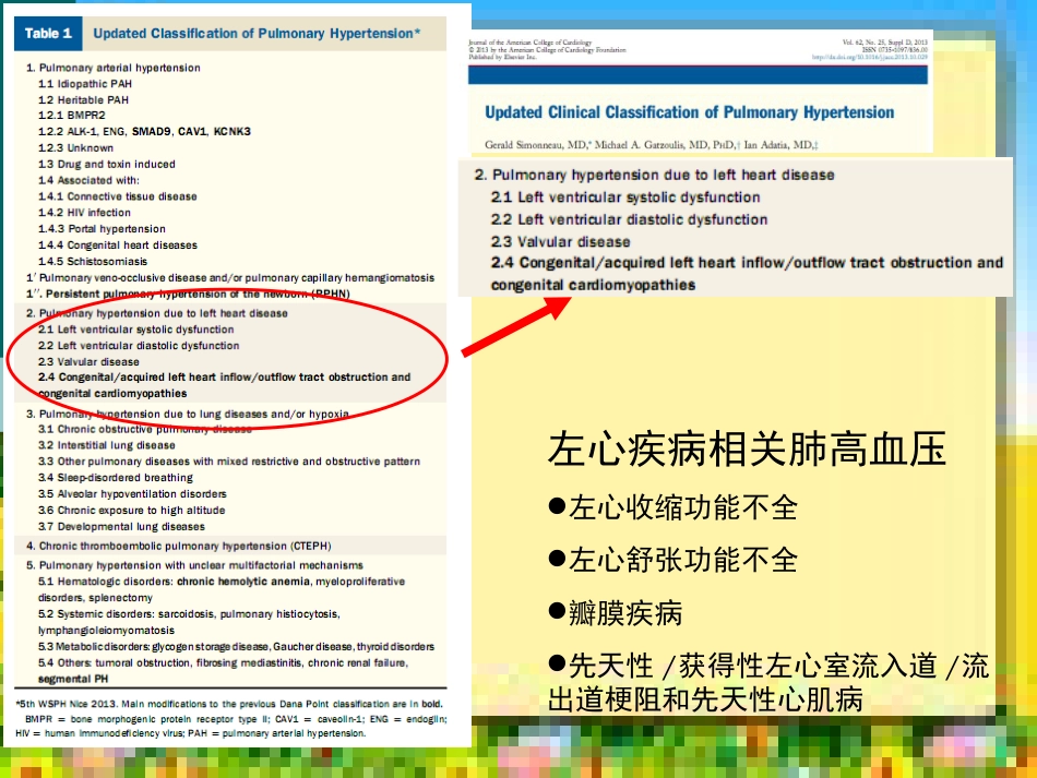 左心疾病相关肺高血压课件精品文档_第2页