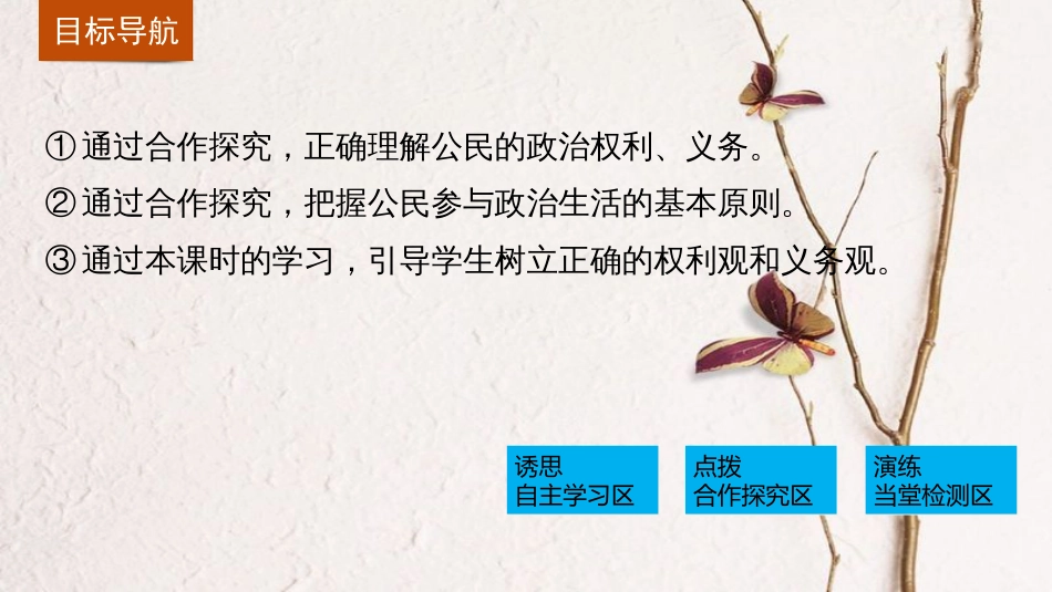 高中政治 1.2 政治权利与义务 参与政治生活的基础和准则课件 新人教版必修2_第3页