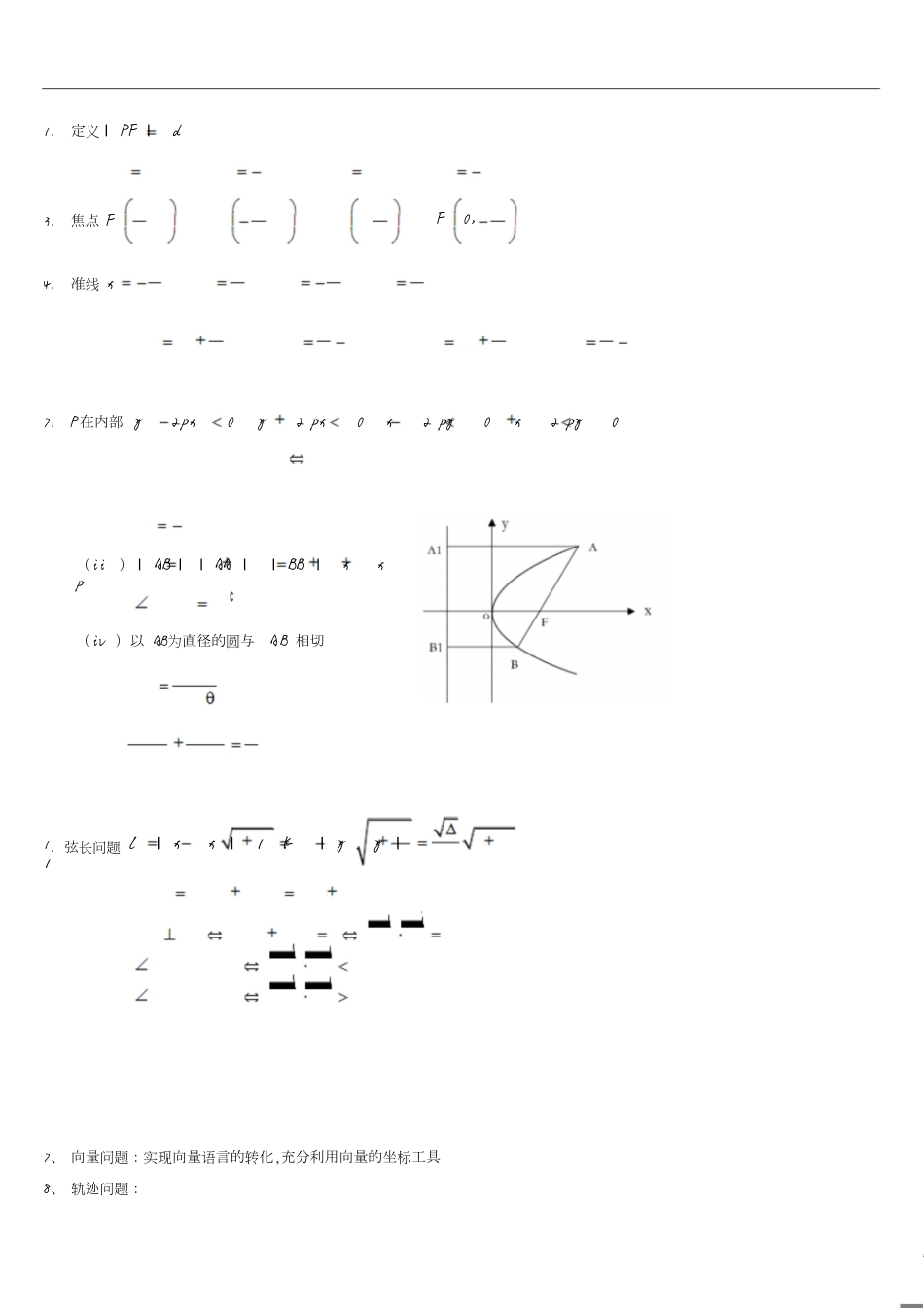 高二数学常用公式大全[共11页]_第3页