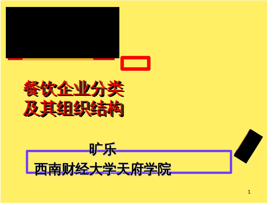 餐饮企业组织结构[共30页]_第1页