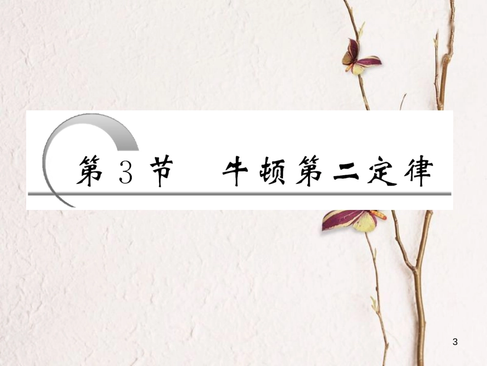 高中物理 第四章 牛顿运动定律 第3节 牛顿第二定律课件 新人教版必修1[共41页]_第3页