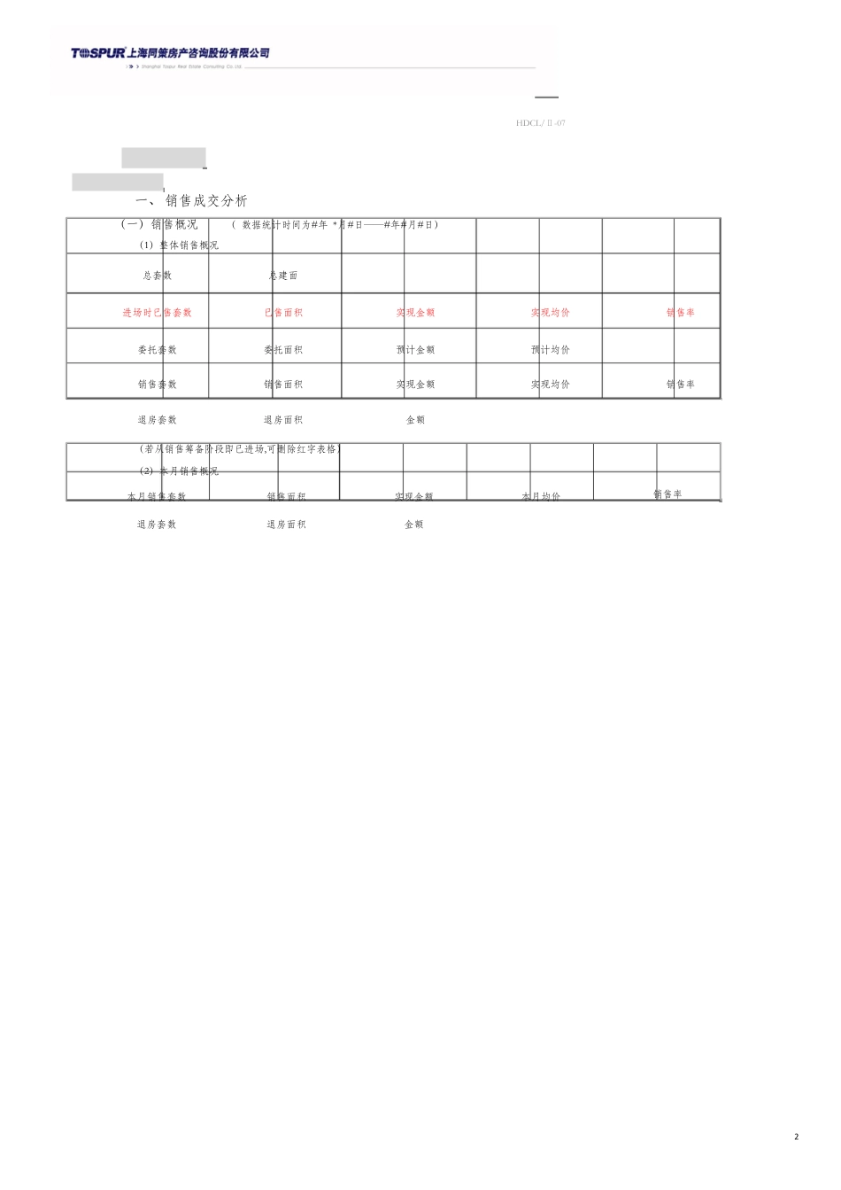 项目月度营销顾问工作总结[共14页]_第2页