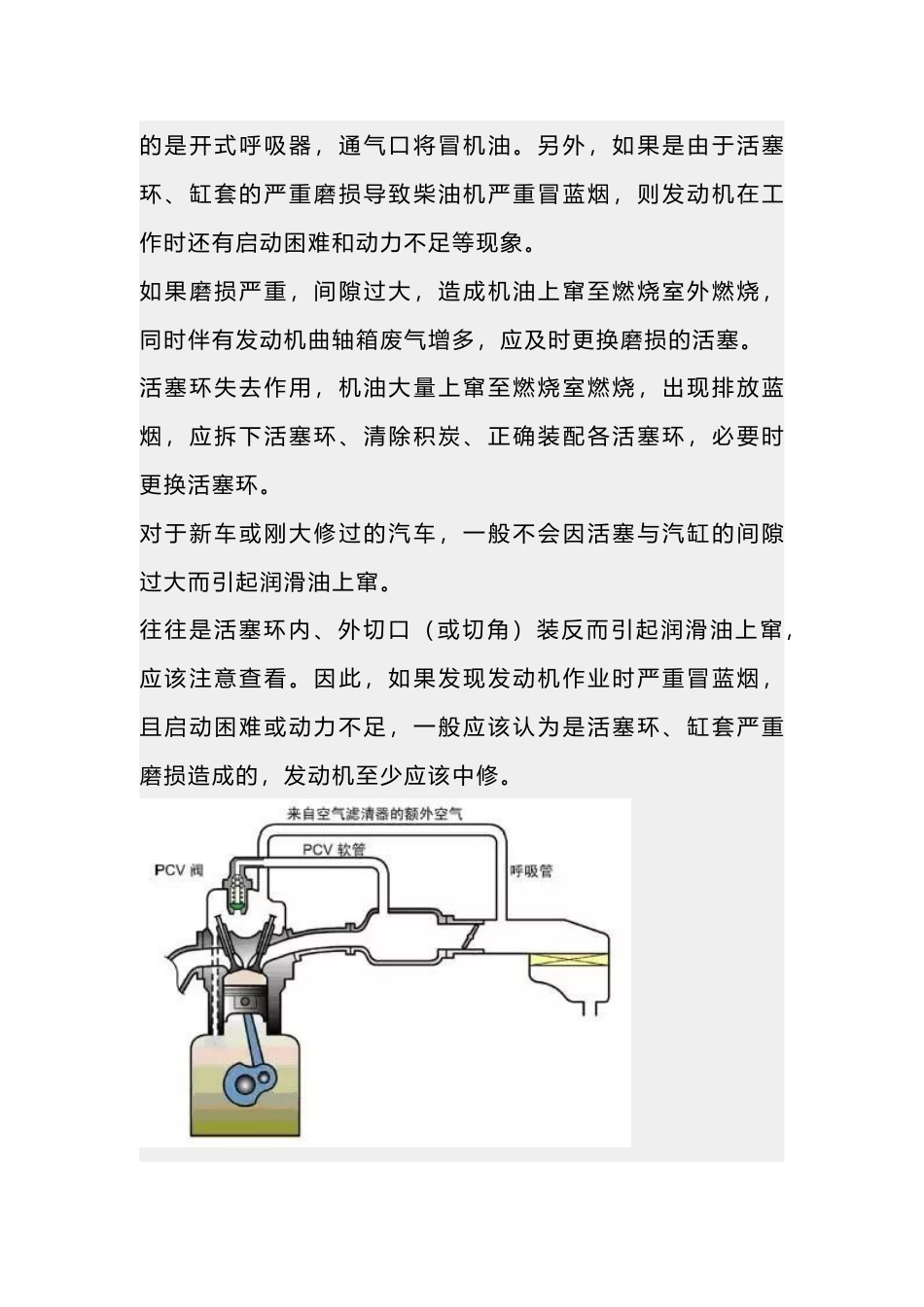 发动机冒蓝烟的真正原因与治理方法_第2页