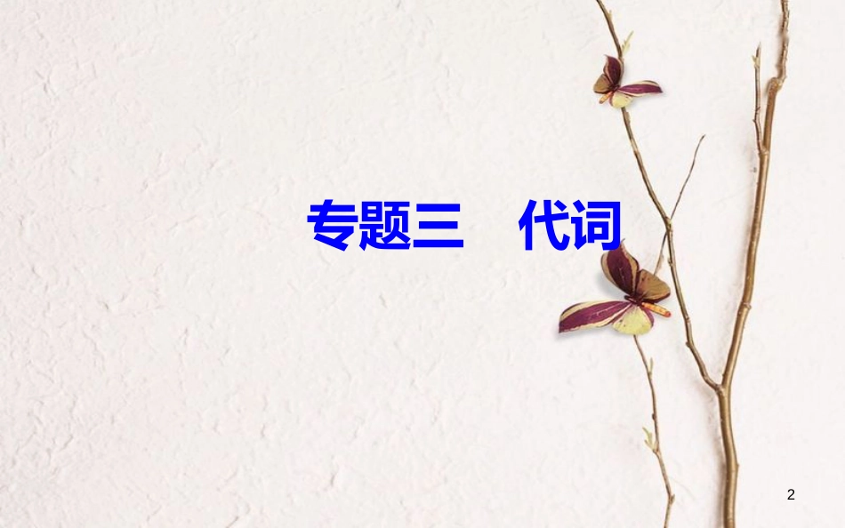 高考英语一轮复习 第二部分 基础语法突破 专题三代词学业水平测试课件[共41页]_第2页