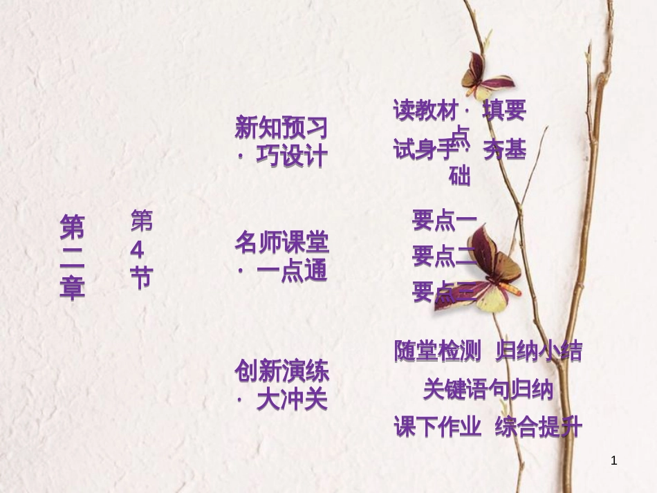 高中物理 第二章 匀变速直线运动的研究 第4节 匀变速直线运动的速度与位移的关系课件 新人教版必修1_第1页