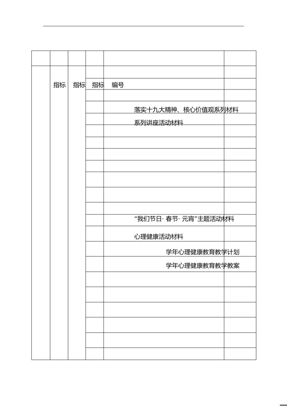 A4质量与水平—B20德育目录[共4页]_第1页