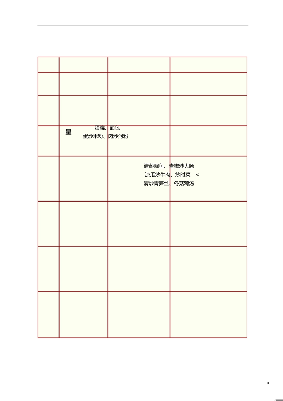 员工食堂菜谱[共4页]_第3页