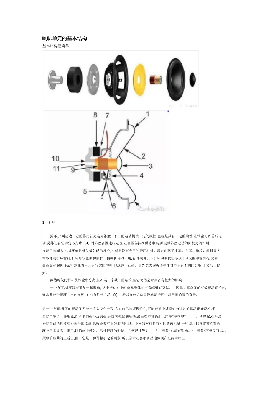 喇叭单元的基本结构[共18页]_第1页